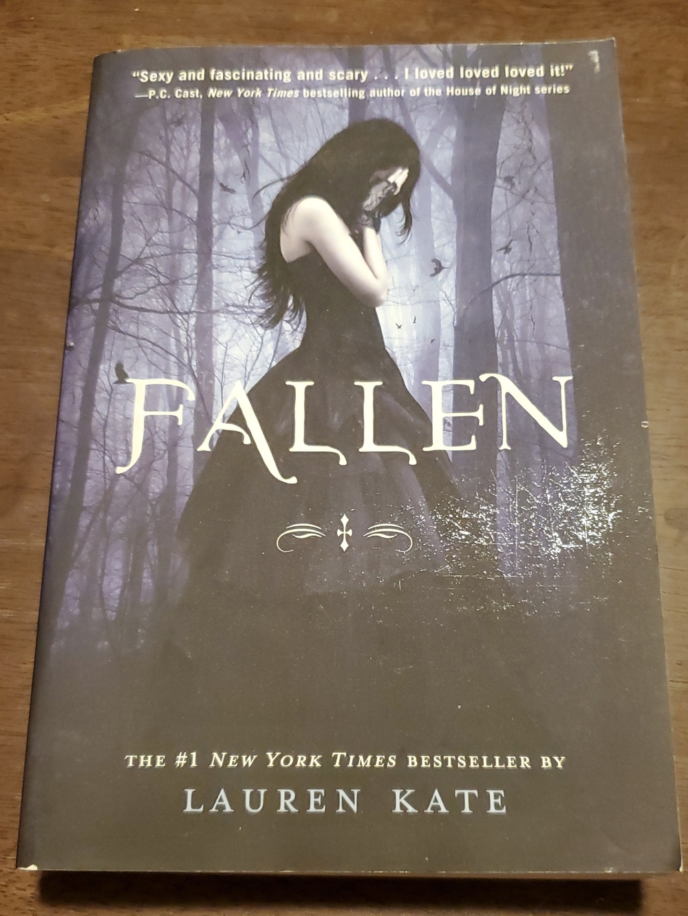Fallen by Lauren Kate - Dark Purple/Black Cover